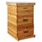 Honey Keeper Beehive 10 Frame Complete Box Kit Coated in 100% Beeswax (Waxed Boxes, 2 Deep and 1 Medium) with Wooden Frames and Waxed Foundations for Langstroth Beekeeping